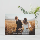 あなたの結婚写真、モダンサンキューカード サンキューカード (スタンド正面)