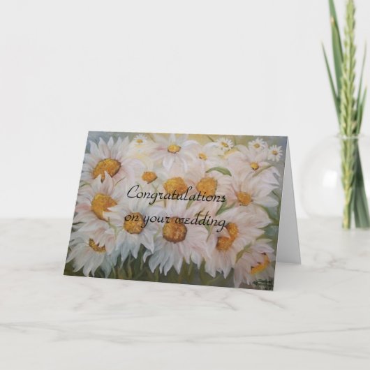 あなたの結婚式のお祝い カード (正面)