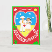 あなたの結婚式のお祝い カード (正面)