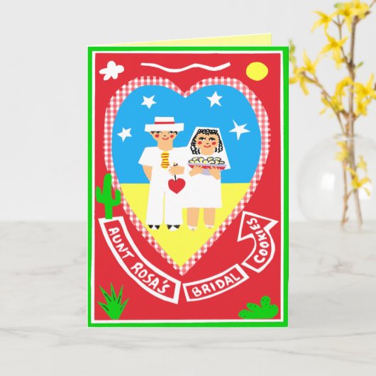 あなたの結婚式のお祝い カード (黄色い花)