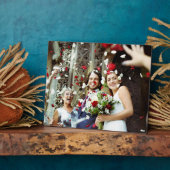 あなたの結婚式の写真 フォトプラーク (側面)