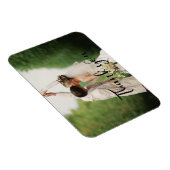 あなたの結婚式の日の写真ありがとう磁石 マグネット (右側)