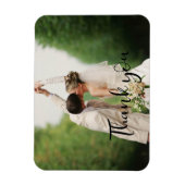 あなたの結婚式の日の写真ありがとう磁石 マグネット (縦)