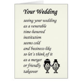あなたの結婚式-おもしろいな結婚式の詩 (正面)