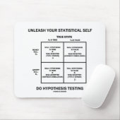 あなたの統計的な自己の仮説のテストを自由にして下さい マウスパッド (マウス)