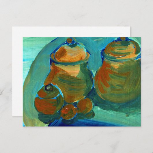 あなたの絵をアップロードする | オリジナルアートイメージをに変換 ポストカード (正面/裏面)