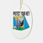 あなたの網を保護して下さい セラミックオーナメント (左)
