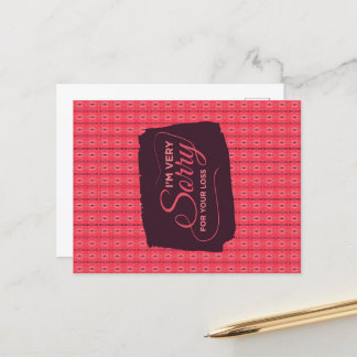 あなたの縦弦を失ってごめんなさい ポストカード