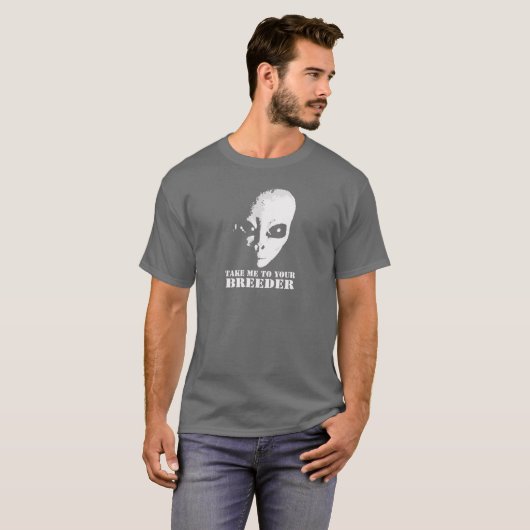あなたの繁殖動物の暗闇の服装に私を連れて行って下さい Tシャツ (正面フル)
