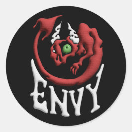 あなたの罪悪感に突き刺せ Sin Envy Devil ラウンドシール