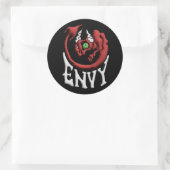 あなたの罪悪感に突き刺せ Sin Envy Devil ラウンドシール (バッグ)
