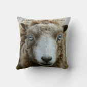 あなたの羊の写真悔やみや弔慰Baaで私を持っていた クッション (裏面)