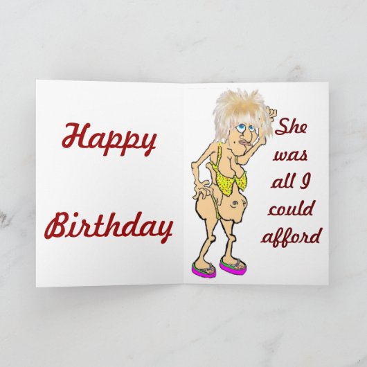 あなたの美しいのための誕生日 カード (内部)