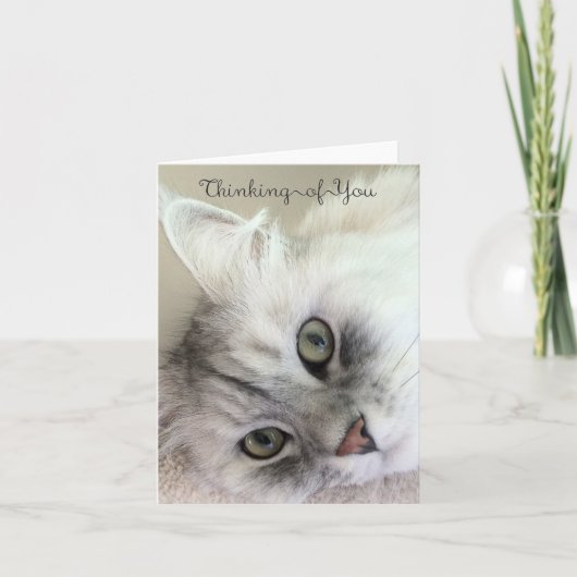 あなたの美しい考えること(空白のなメッセージカード) カード (正面)