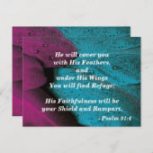 あなたの羽で私をおおって ポストカード (正面/裏面)