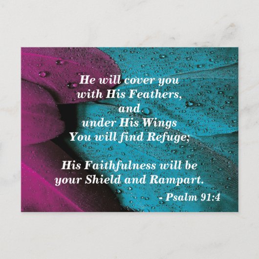 あなたの羽で私をおおって ポストカード (正面)