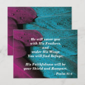 あなたの羽毛で私をおおって ポストカード (正面/裏面)