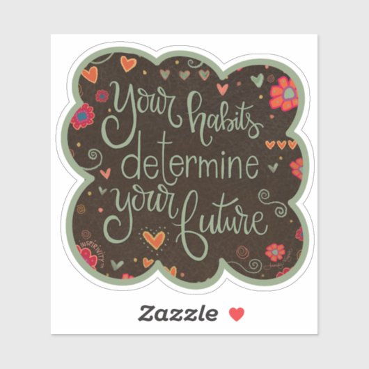 あなたの習慣かわいらしフローラトレンディー シール (シート)