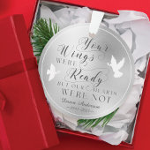 あなたの翼の準備ができて写真記念記念鳩 オーナメント