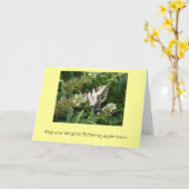 あなたの翼はすぐに再度なびくように カード (黄色い花)