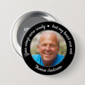 あなたの翼は写真のモダン記念撮影された 缶バッジ (正面&裏面)