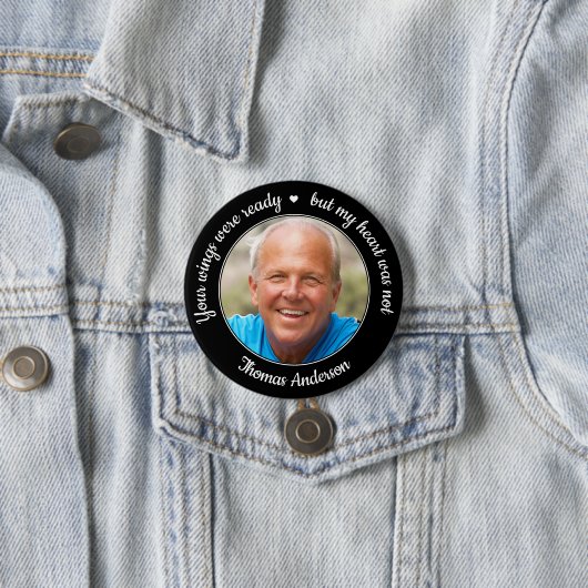 あなたの翼は写真のモダン記念撮影された 缶バッジ (インサイチュ)