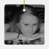 あなたの翼は準備ができていた我々のハートは記念されなかった セラミックオーナメント (裏面)