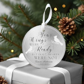 あなたの翼は準備ができてシルバーメモリアル(鳥)ショウジョウコウカンチョウ オーナメント