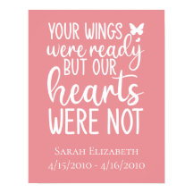 あなたの翼は準備されていたが私たちの心は準備ができていなかった