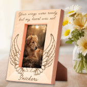 あなたの翼は追悼式に備えていた レーザー彫刻フレーム