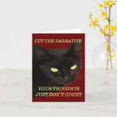 あなたの考えだけでCaをカウントしない物語をカット カード (黄色い花)