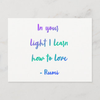 あなたの考えでは ポストカード