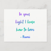 あなたの考えでは ポストカード (正面)