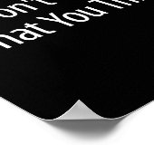 あなたの考えなんてどうでもいい -  ポスター (角)