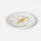 あなたの考えに応える ペーパープレート (アングル)