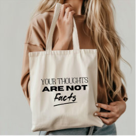 あなたの考えは事実ではないOCDサポート引用文 トートバッグ