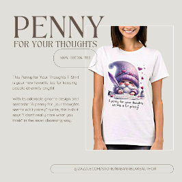 あなたの考えは1セント Tシャツ