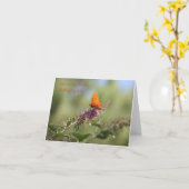 あなたの考えることのまわりにちょうど坐ります カード (黄色い花)