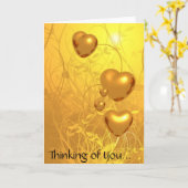 あなたの考えることは梳きます カード (黄色い花)