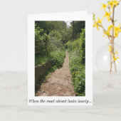 あなたの考えることは梳きます カード (黄色い花)