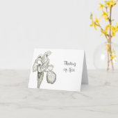 あなたの考えることは梳きます カード (黄色い花)