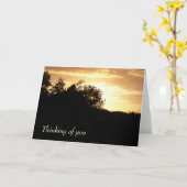 あなたの考えることは梳きます カード (黄色い花)