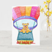 あなたの考えることは梳きます カード (黄色い花)