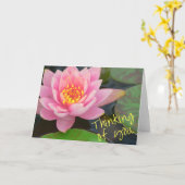 あなたの考えることは- 《植物》スイレンを梳きます カード (黄色い花)