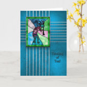 あなたの考えることココペリ-インドのコレクション カード (黄色い花)