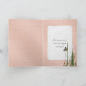 あなたの考えることパフの花の蝶 カード (内部)