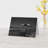 あなたの考えることビーチカード カード (黄色い花)