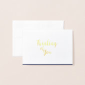 あなたの考えることホイルカード 箔カード (封筒付き正面)