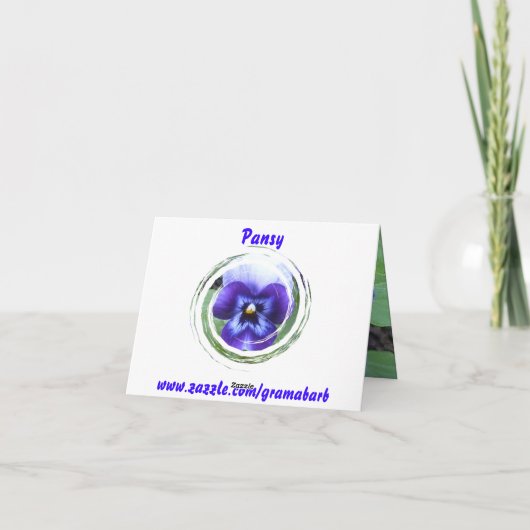 あなたの考えることメッセージカード カード (裏面)