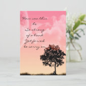 あなたの考えること挨拶状 カード (スタンド正面)